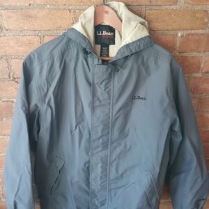 L.L. Bean Men's Blue Raincoat